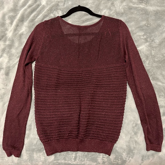 Dynamite Knit Top/ Sweater - Red with Shimmer - Picture 5 of 6